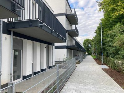 Neubau, Erstbezug. Möbilierte 1 Zimmer Wohnung mit Balkon - barrierefrei