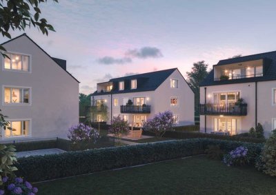 NEUBAU: Attraktive 3,5-Zimmer-Wohnung mit Garten in Perlach in ruhiger Wohnlage