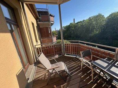 Direkt an der Saale!