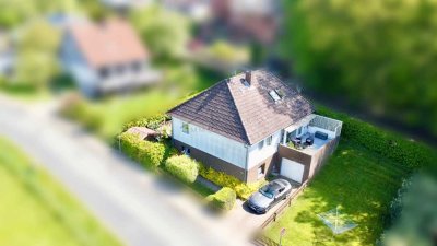 Erbpacht: Familienfreundliches Fertighaus mit ausgebautem Dachgeschoss und großer Terrasse