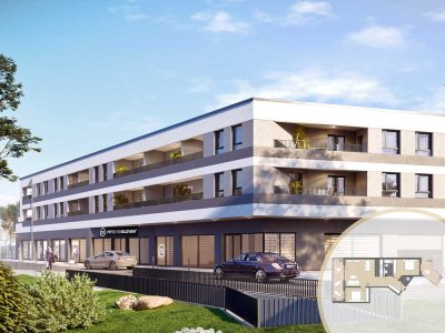 3-Zimmer-Wohnung mit Balkon & Dachterrasse I Neubau I Aufzug I provisionsfrei