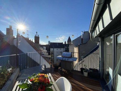 Exklusive Altbau-Maisonette in Pempelfort mit hochwertiger Ausstattung und traumhafter Dachterrasse