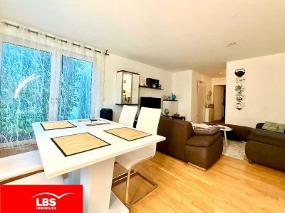 Attraktive 3-Zimmer-Wohnung mit Garten, Terrasse und Tiefgaragenstellplatz in Wiesbaden-Südost