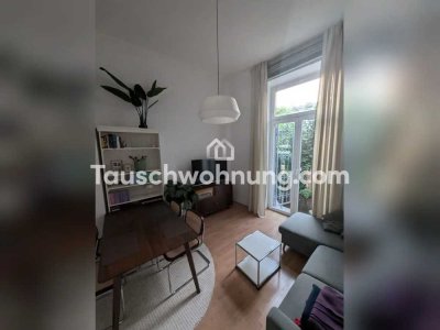 Tauschwohnung: Altbau Nordend Wohnung, 3 Zimmer mit großer Terrasse
