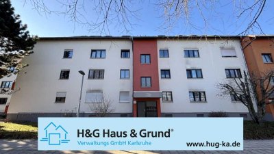 FREI! 3,5-Zimmerwohnung mit Loggia und Garage in beliebter Lage von Durlach