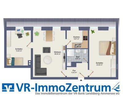 Dachgeschosswohnung im Herzen der Altstadt