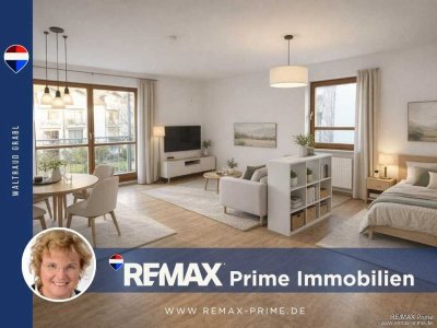 Bezugsfreies Appartement mit Balkon und TG-Stellplatz