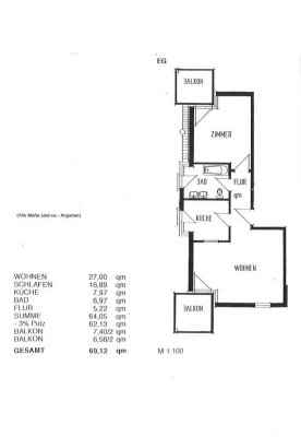 2 Zi.-ETW von privat, EG mit 2 Terrassen, Garten, TG-Stellplatz(optional)