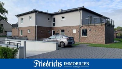 Hochwertige 3-Zimmer-Komfort-Wohnung mit Terrasse und Gartenanteil inkl. TG-Stellplatz in Hude