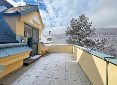 Südwest-Dachterrasse inkl. Blick ins Grüne I 3,20m Raumhöhe I Stellplätze verfügbar I freier Mietzins