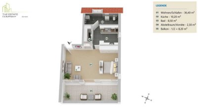 Penthousewohnung im Neubau mit Terrasse