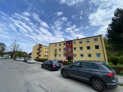 3-Zi.-Whg. im EG (Hochparterre) mit großer Loggia. RENOVIERUNGSBEDARF zum SELBST RENOVIEREN!