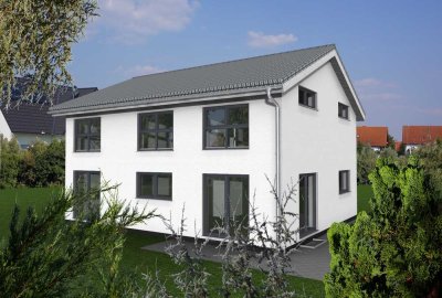 Null-Energie-Einfamilienhaus auf schönem Grundstück