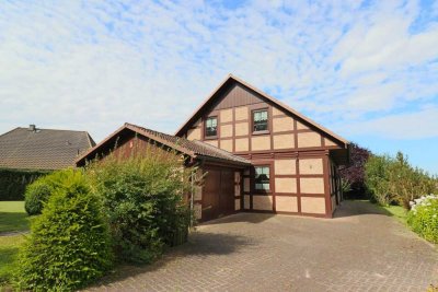 gepflegtes Einfamilienhaus im Fachwerk-Stil in idyllischer Lage bei Greifswald