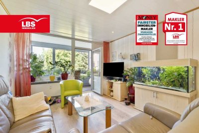 Lichtdurchflutete 3-Zimmer Wohnung mit Süd-West Balkon in Baumberg!