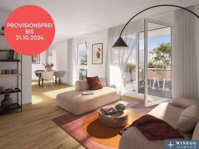 Moderne 2-Zimmer-Wohnung mit Balkon - PROVISIONSFREI - Nachhaltiges Wohnen beim Yppenplatz