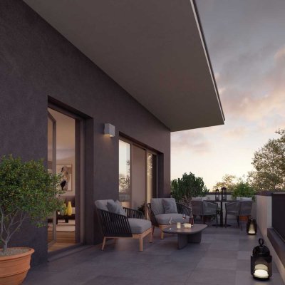 PARK 47 - 20 qm Dachterrasse - 2-Raum Wohnung mit Penthousecharakter!