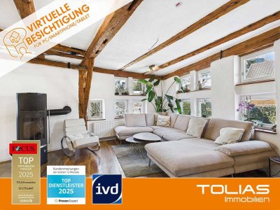Perfekte Kombination: Exklusive 5-Zimmer-Maisonette-Wohnung mit Garten in historischem Kulturdenkmal