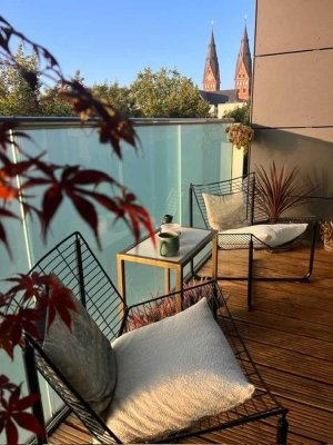 Von Privat - St. Georg, moderne 3Zi ETWG mit TG Stellplatz, BJ 2013, 5 Min Fußweg bis zur Alster