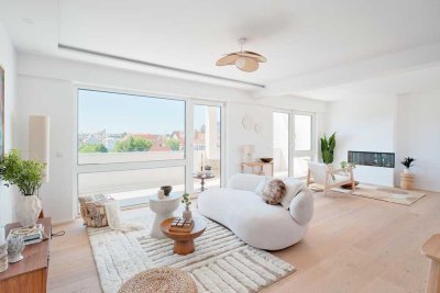 Exklusives Penthouse in Leonberg mit traumhafter Aussicht - stilvoll saniert und bezugsbereit