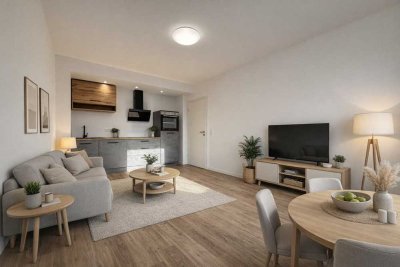 Modern-sanierte 2-Zimmer-Wohnung samt Einbauküche nahe der Aachener Innenstadt