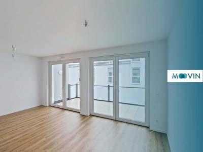 Exklusive 2-Zimmer-Wohnung mit Balkon und EBK im "EYBDUO"