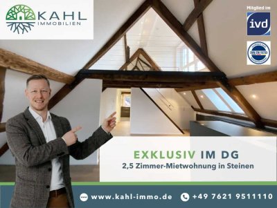 Exklusive Dachgeschoss-Wohnung im Herzen von Steinen