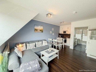 Moderne 2-Zimmerwohnung mit ca. 46 m² Wohnfläche auf Eigenland im Zentrum Büsums zu verkaufen