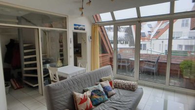 Helle Maisonette mit Balkon und drei Zimmern in Münster