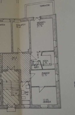 Wohnen auf Zeit! große Terrassenwohnung in grüner Lage