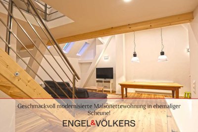 Geschmackvoll modernisierte Maisonettewohnung in ehemaliger Scheune!