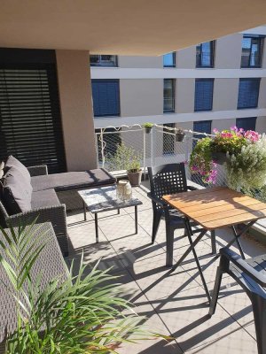 Neubau aus 2024: 3-Zimmer-Wohnung mit Balkon und EBK in Pfullingen