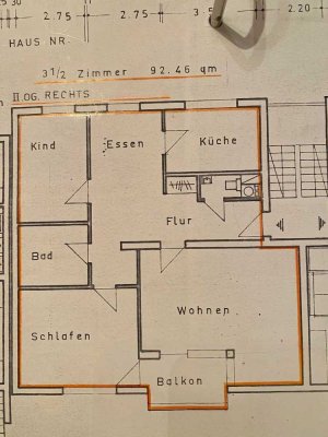 Schöne und gepflegte 3,5-Raum-Wohnung mit EBK in VS-Schwenningen, Deutenberg
