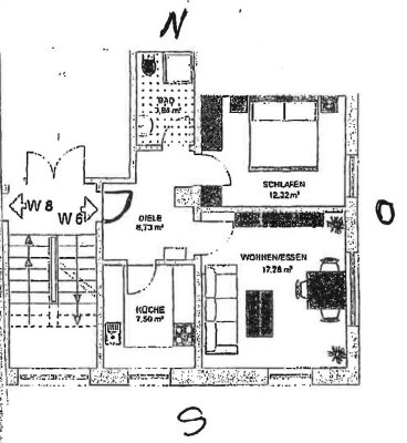Schöne 2 Zimmer-Wohnung im Großraum 88361 Altshausen / Kreis Ravensburg - PKW erforderlich!