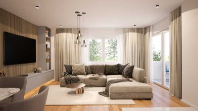 Exklusiv & zentral: 3-Zimmer-Neubauwohnung mit Garten - KfW Förderung möglich