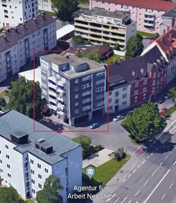 Schöne 2-Zimmer-Wohnung in guter Lage in Neu-Ulm ab 01.04.2025 zu vermieten
