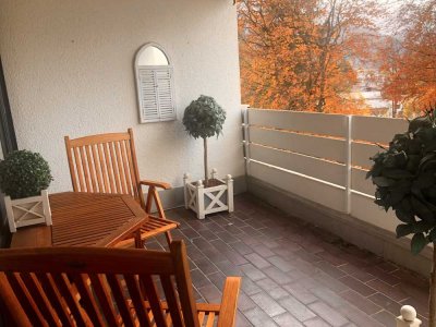 Möblierte Whg*Partenkirchen*3.OG*Süd-West Balkon-Loggia*Einbauküche*Aufzug*Tiefga.*für ca. 1,5 Jahre