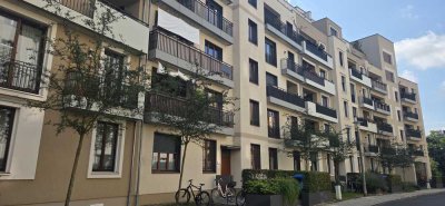 Kapitalanlage in Dresden-Johannstadt: Moderne 3-Zi-Whg. m. Terrasse, Küche, Tiefgarage