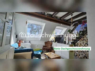 Tauschwohnung: gemütliche DachgeschossWohnung auf 2 Etagen