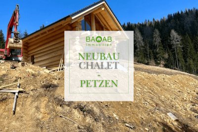 Rundstamm-Chalet auf der Petzen – Alpiner Rückzugsort nahe Klagenfurt auf 1.200 m Seehöhe