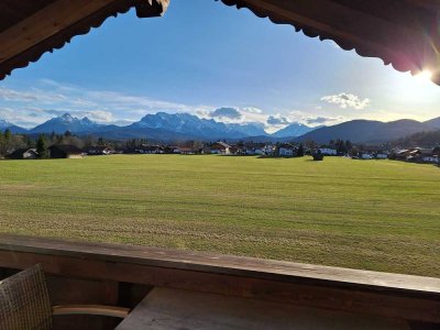 Wallgau : Ruhige Mansardenwohnung in Toplage
