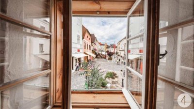 Sieh die Welt mit anderen Augen - Romantikhaus in der Altstadt von Melk in der Fußgängerzone!