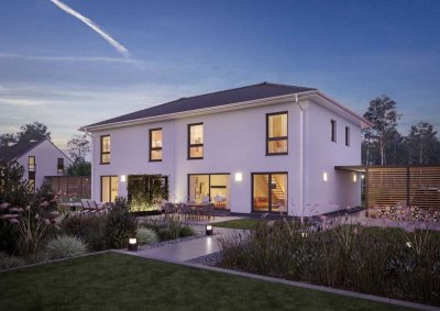 Doppelhaushälte KFW-Effizienshaus 40 mit  Grundstück!
