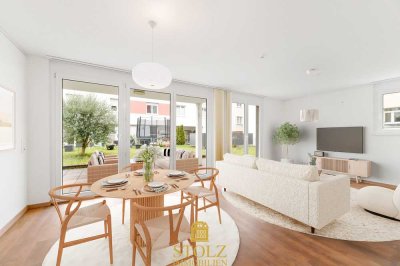 Urban wohnen mit eigenem Garten – Ihr neues, hochwertiges Familienzuhause