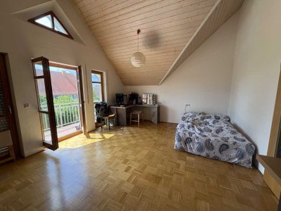 Schönes 1-Zimmer-DG-Apartment mit EBK und Balkon in. Vöhringen