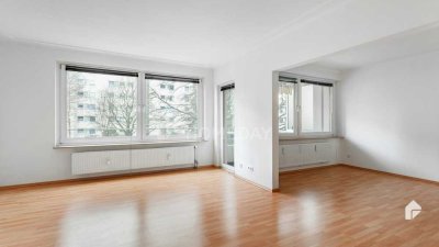 Lichtdurchflutete 3-Zimmer-Wohnung mit Erbbaurecht, Loggia und Duschbad in Laatzen-Mitte