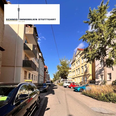 Frisch renoviert: Schöne 3 Zi-Whg.  (ca. 57 m²) mit Gärtchen in ruhiger Lage der Neckarvorstadt