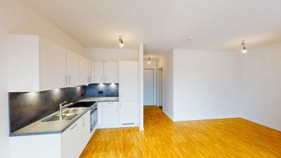In Mainz Weisenau: Attraktive 1-Zimmer-Wohnung mit EBK und Fußbodenheizung!