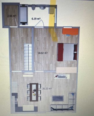 Helle 2,5-Zimmer Wohnung im 1. OG in Tuttlingen
