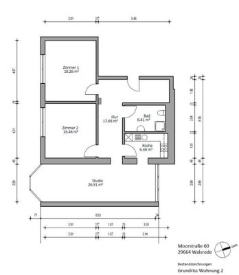 Helle 3-Zimmerwohnung